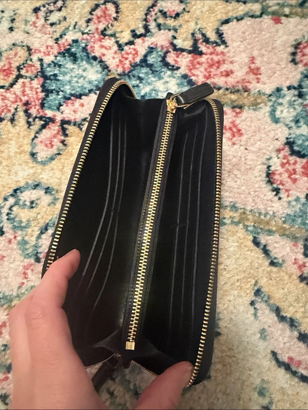 Madewell Black Zip-Around Wallet Phone Case